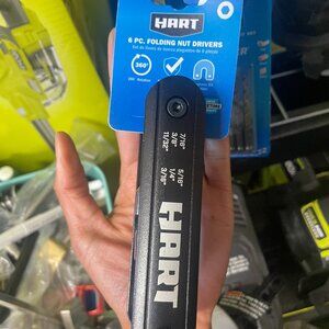 Hart 6 Pc. Folding Nut Drivers